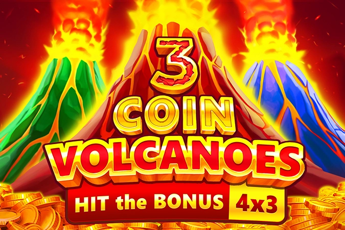 3 Coin Volcanoes spelen bij Kaasino